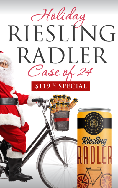 Gaspereau Vineyards Holiday Riesling Radler Case of 24 x 250ml cans